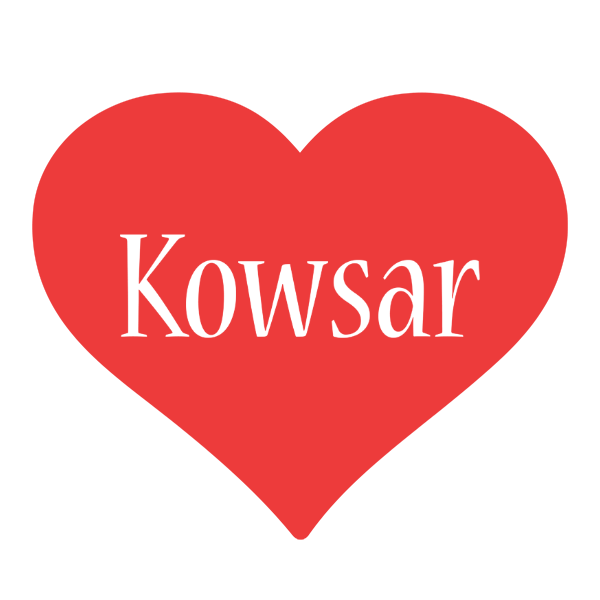 Kowsar love logo
