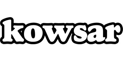 Kowsar panda logo