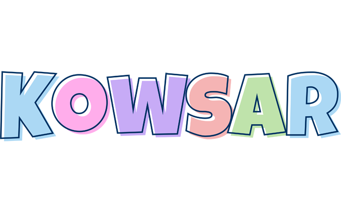 Kowsar pastel logo