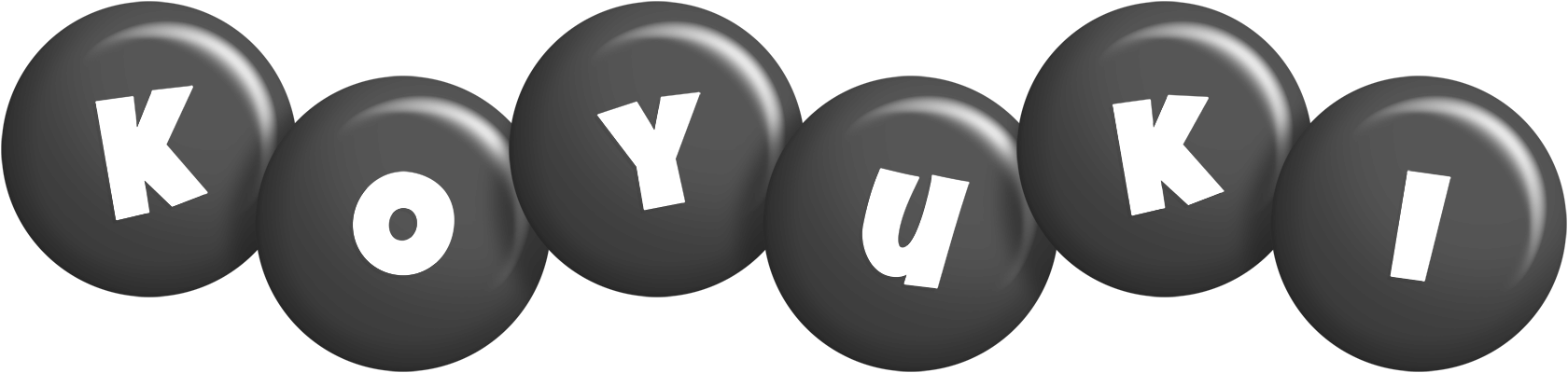 Koyuki candy-black logo