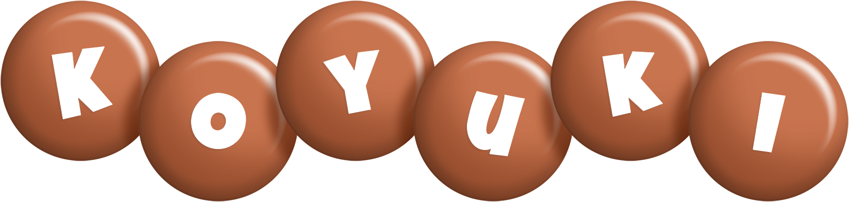 Koyuki candy-brown logo