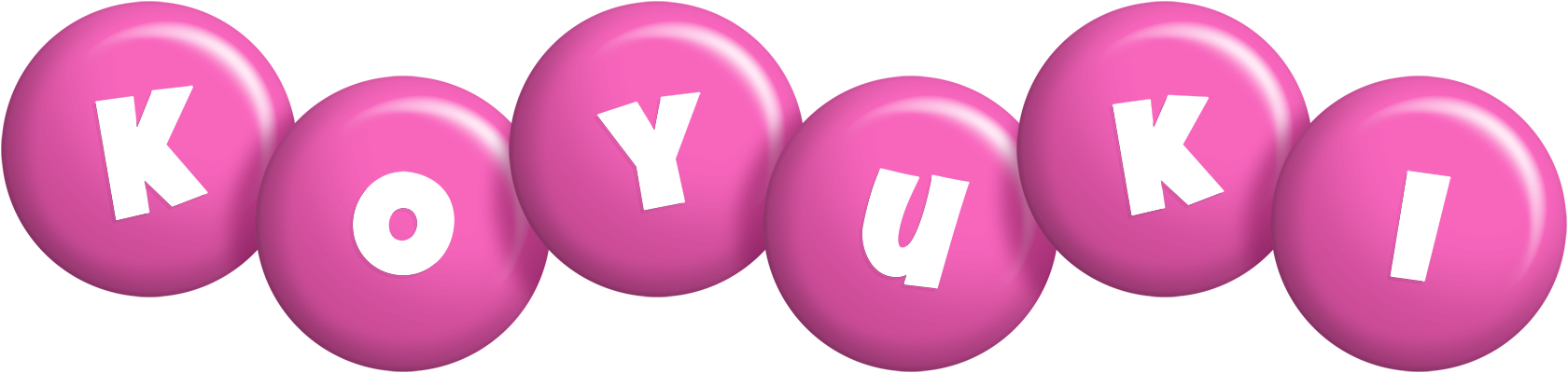 Koyuki candy-pink logo