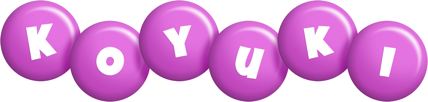 Koyuki candy-purple logo