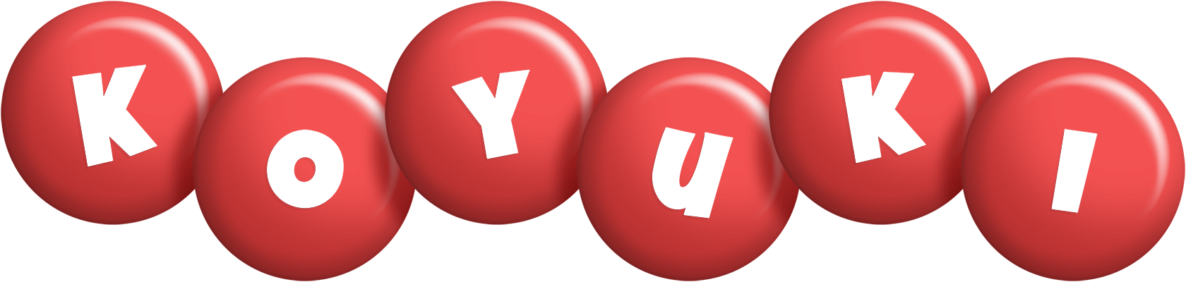Koyuki candy-red logo
