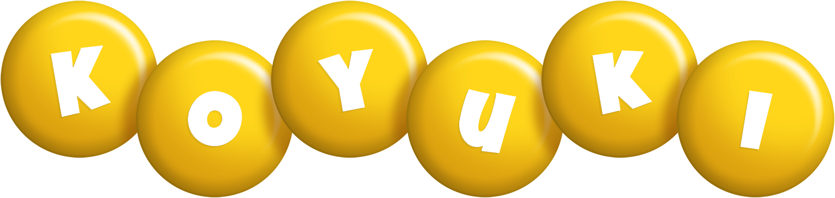 Koyuki candy-yellow logo