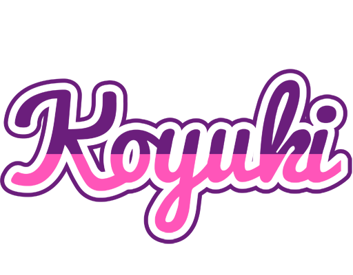 Koyuki cheerful logo