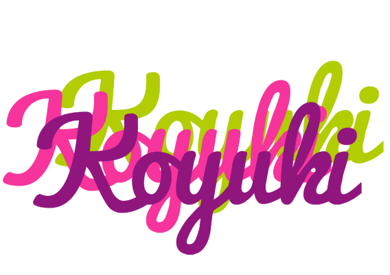 Koyuki flowers logo