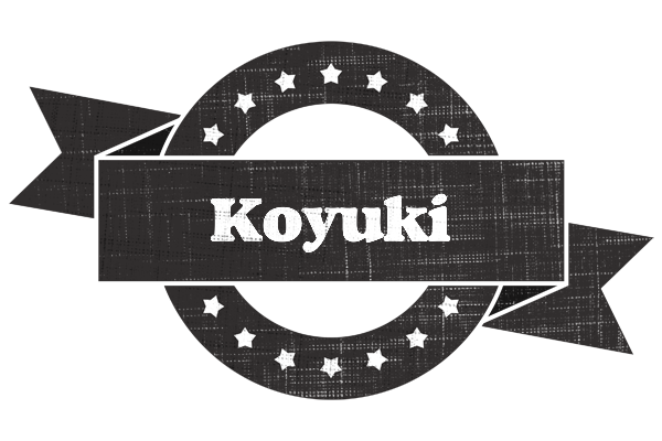 Koyuki grunge logo