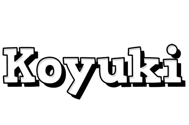 Koyuki snowing logo