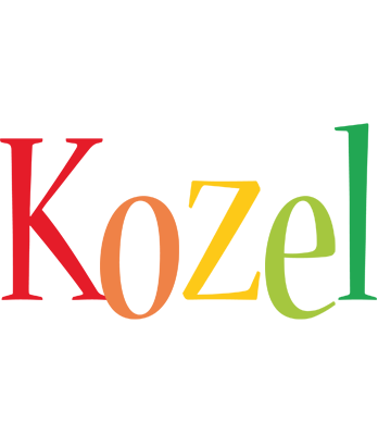 Kozel birthday logo