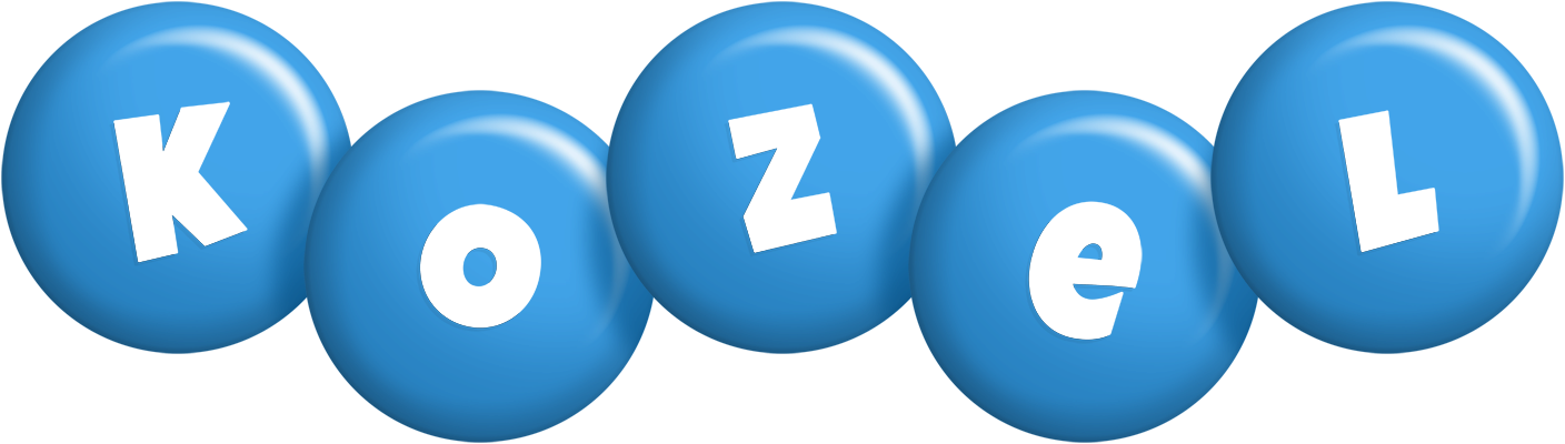 Kozel candy-blue logo