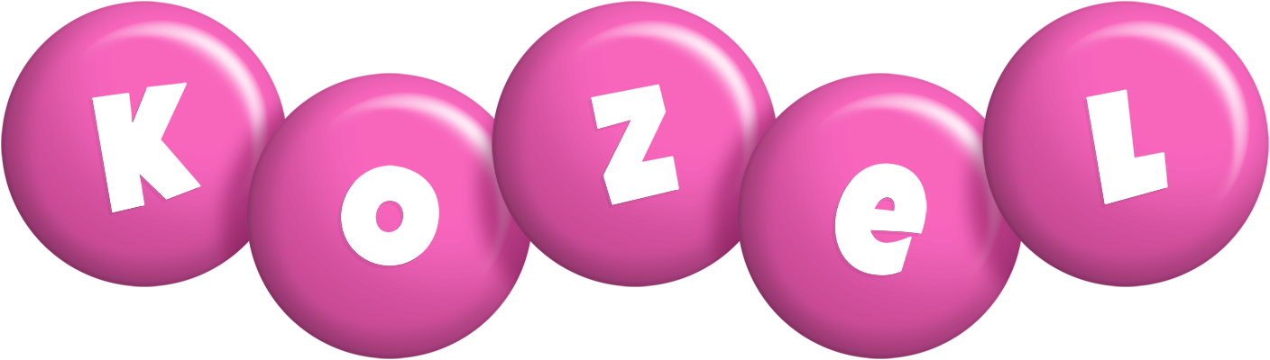 Kozel candy-pink logo