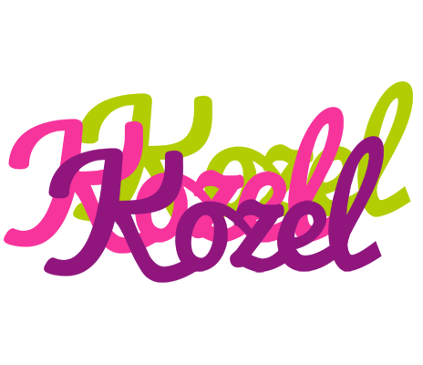 Kozel flowers logo