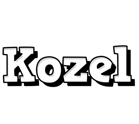 Kozel snowing logo