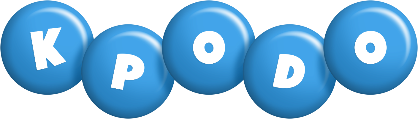 Kpodo candy-blue logo