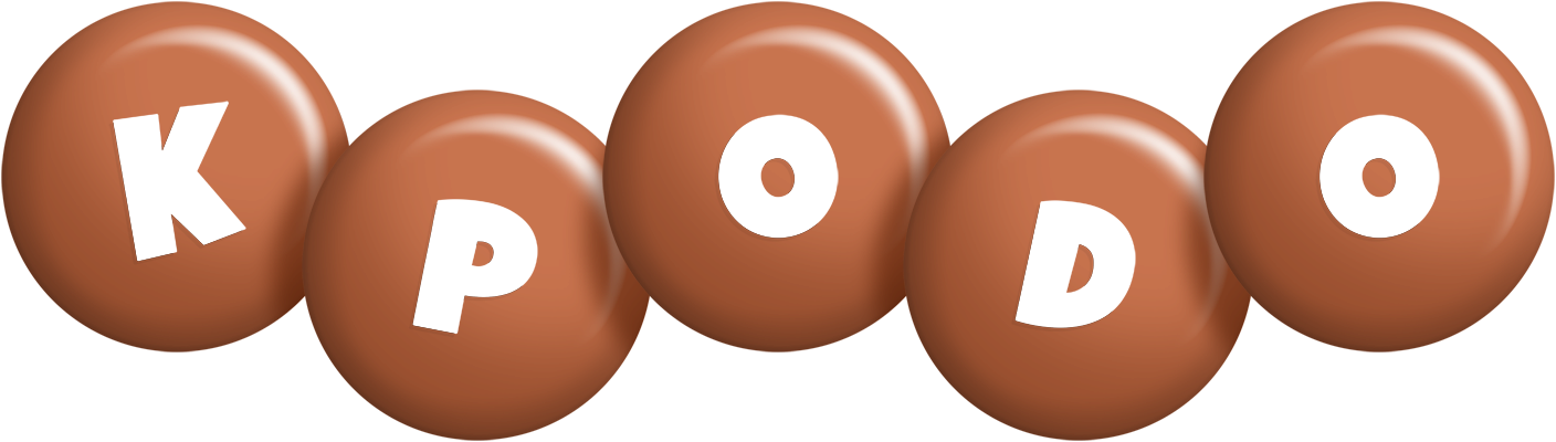 Kpodo candy-brown logo