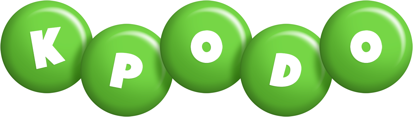 Kpodo candy-green logo