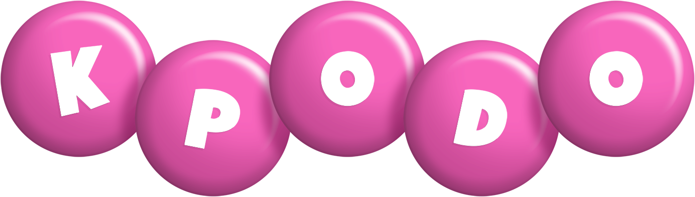 Kpodo candy-pink logo