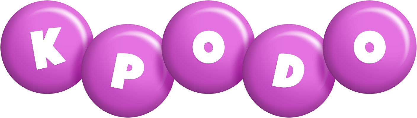 Kpodo candy-purple logo