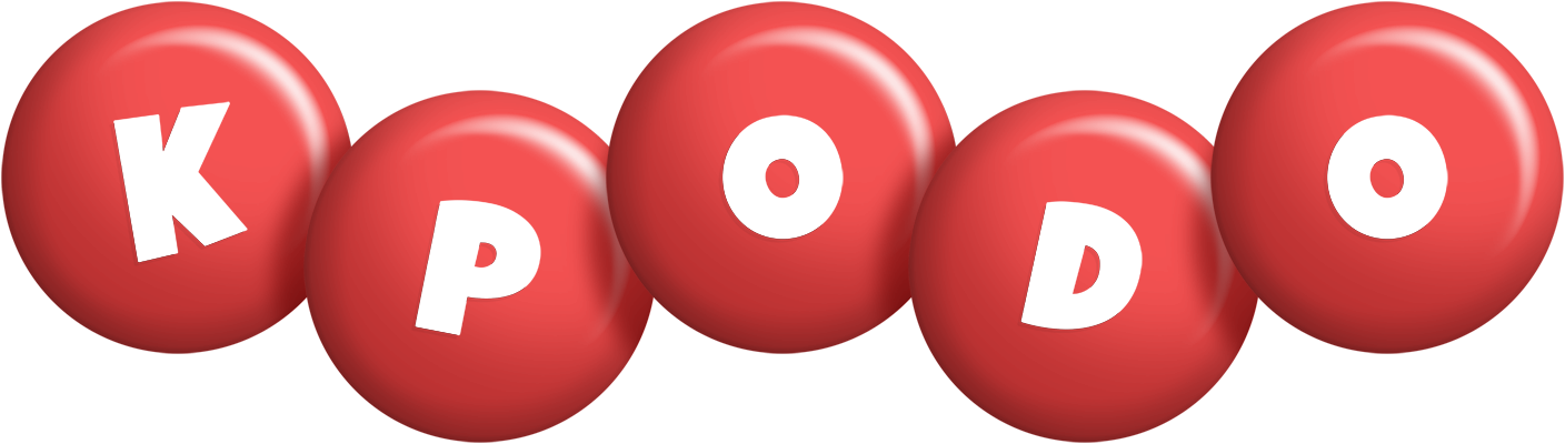 Kpodo candy-red logo