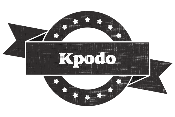 Kpodo grunge logo