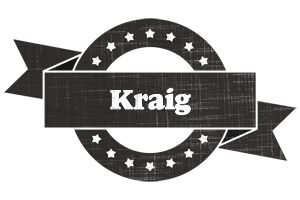 Kraig grunge logo