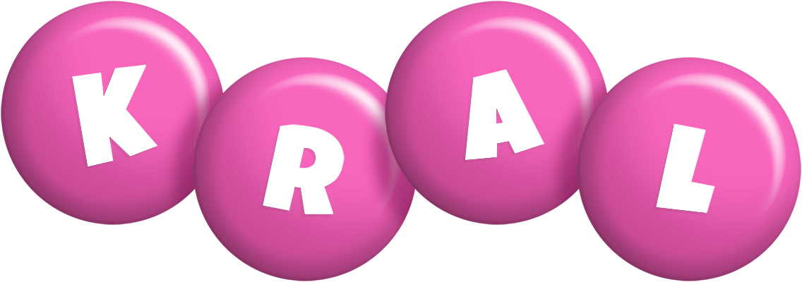 Kral candy-pink logo