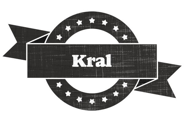 Kral grunge logo