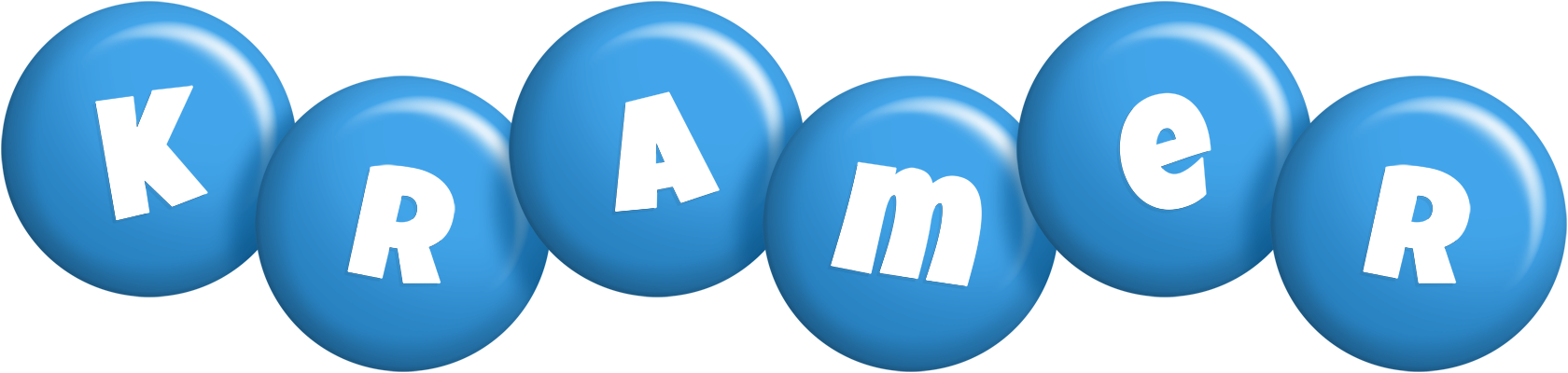 Kramer candy-blue logo
