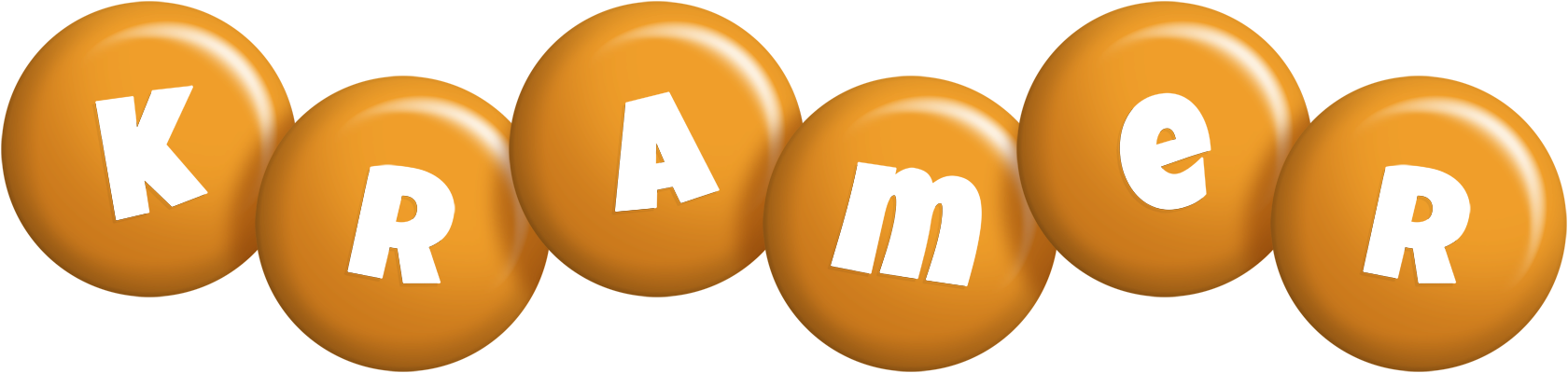 Kramer candy-orange logo