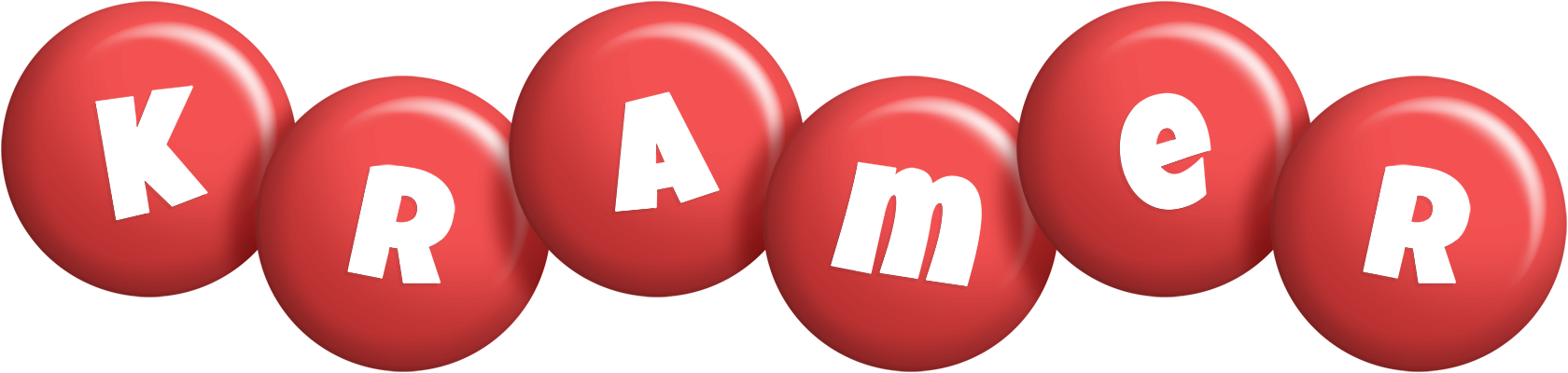 Kramer candy-red logo
