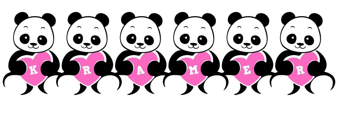 Kramer love-panda logo