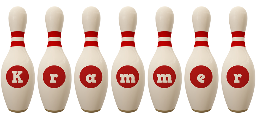 Krammer bowling-pin logo