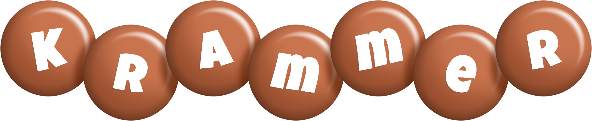 Krammer candy-brown logo