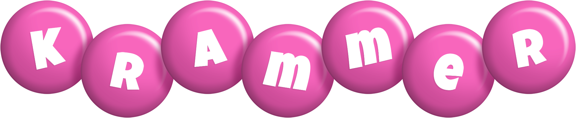 Krammer candy-pink logo