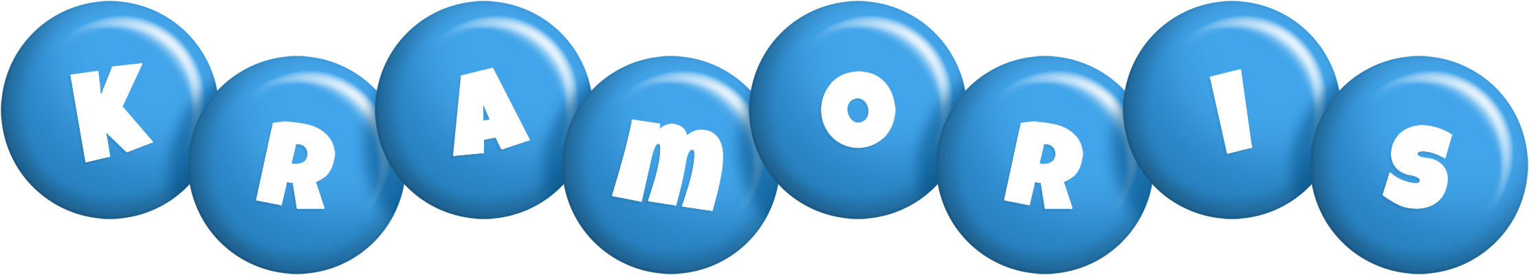Kramoris candy-blue logo