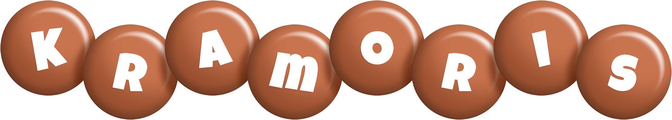 Kramoris candy-brown logo