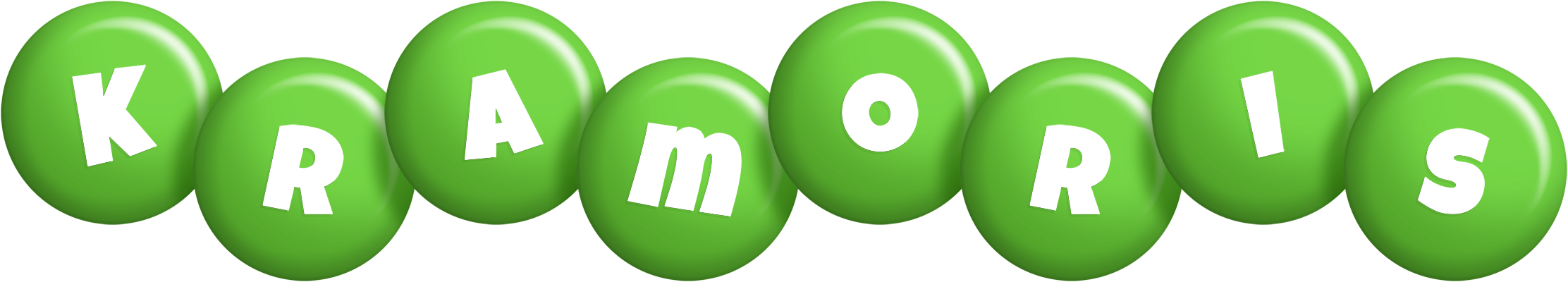 Kramoris candy-green logo