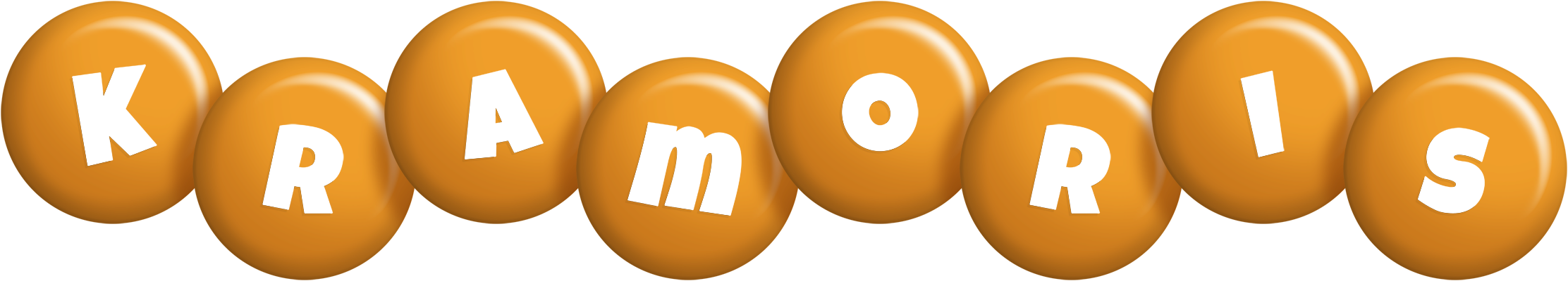 Kramoris candy-orange logo