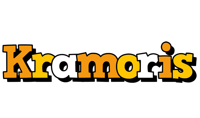 Kramoris cartoon logo