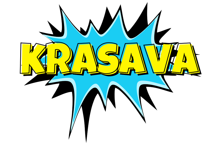 Krasava amazing logo