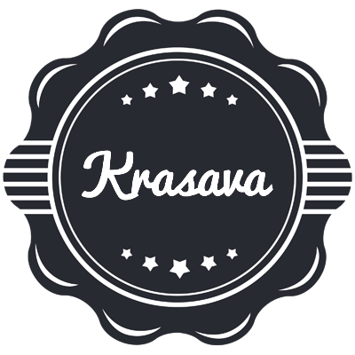 Krasava badge logo