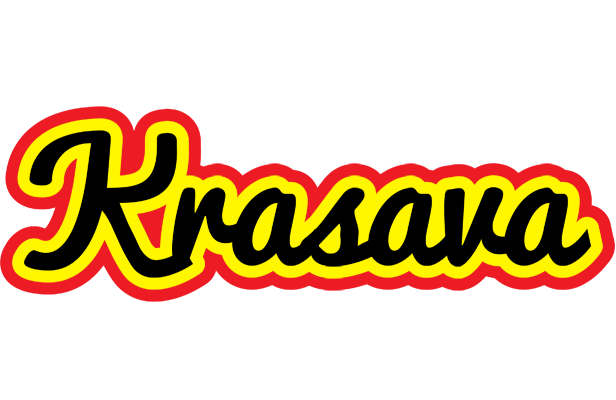 Krasava flaming logo