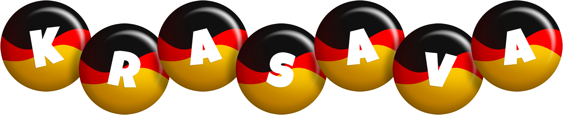 Krasava german logo
