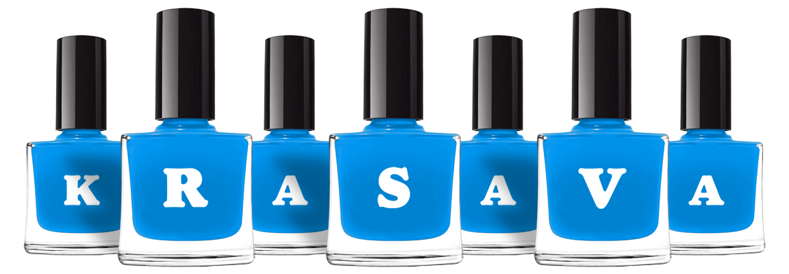 Krasava glossy logo