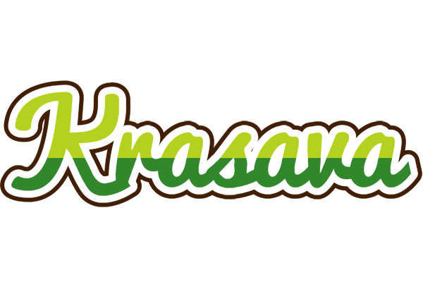 Krasava golfing logo