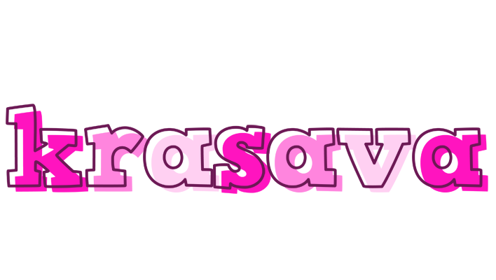 Krasava hello logo