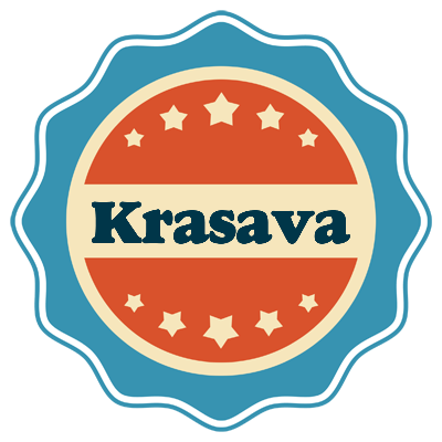 Krasava labels logo