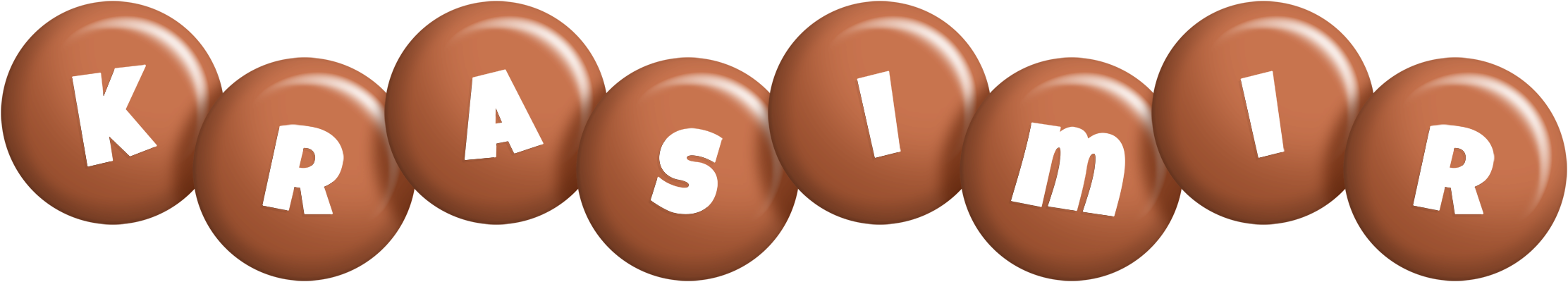 Krasimir candy-brown logo