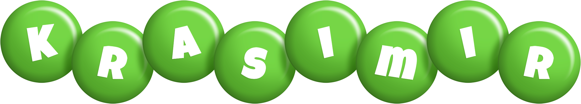 Krasimir candy-green logo